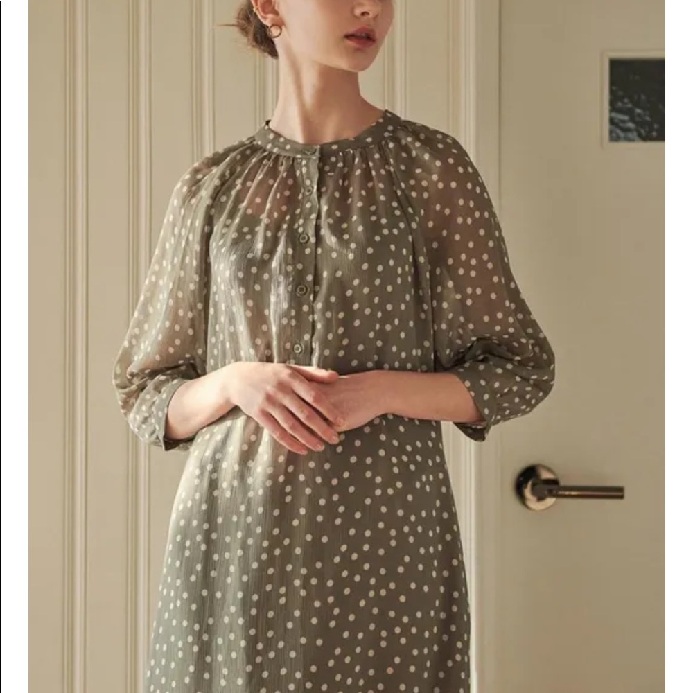 Wconcept polka dot dress